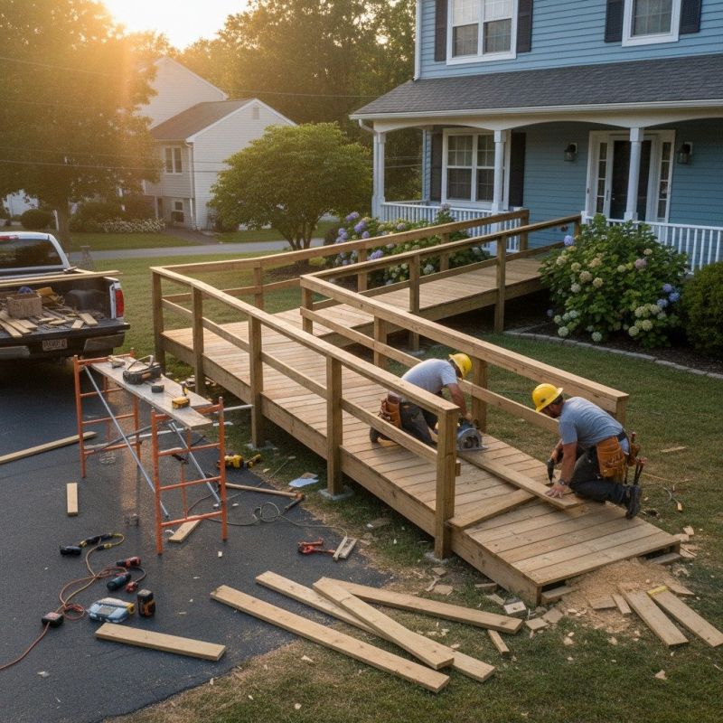 Handicap Ramp Installation